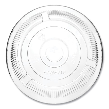 Vegware 96 Series Cold Cup Lids, Compostable, Fits 96-Series Cups, 1000PK C96F-CH